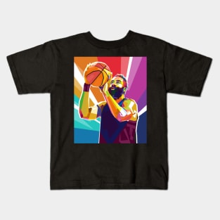 James harden Pop art Kids T-Shirt